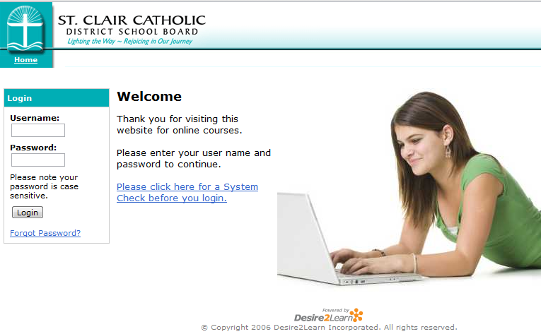SCCDSB eLearning login page SCCDSB eLearning login page
